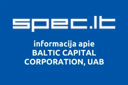 BALTIC CAPITAL CORPORATION, UAB | spec.lt