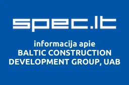 BALTIC CONSTRUCTION DEVELOPMENT GROUP, UAB | spec.lt
