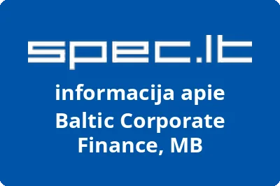 BALTIC CORPORATE FINANCE, MB