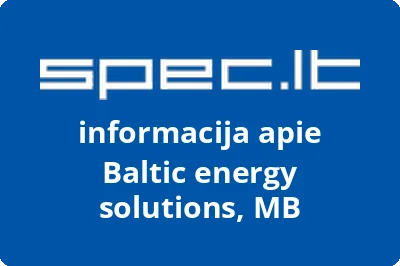Baltic energy solutions, MB
