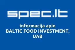 BALTIC FOOD INVESTMENT, UAB | spec.lt