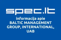 BALTIC MANAGEMENT GROUP, INTERNATIONAL, UAB | spec.lt