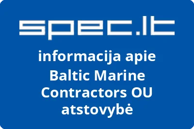 Baltic Marine Contractors OU atstovybė