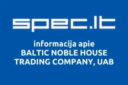 BALTIC NOBLE HOUSE TRADING COMPANY, UAB | spec.lt