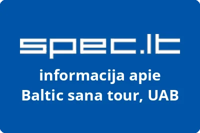Baltic sana tour, UAB | spec.lt