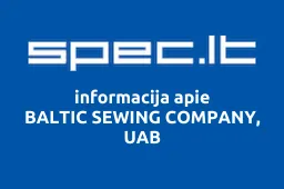 BALTIC SEWING COMPANY, UAB iliustracija