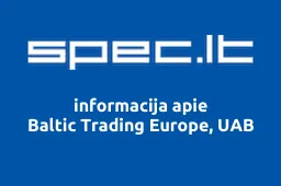 Baltic Trading Europe, UAB | spec.lt