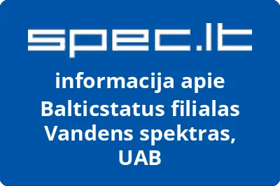 Balticstatus filialas Vandens spektras, UAB