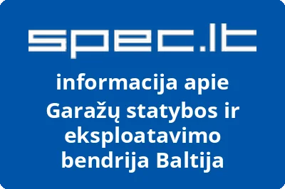 Garažų statybos ir eksploatavimo bendrija Baltija
