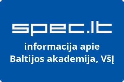 Baltijos akademija, VšĮ