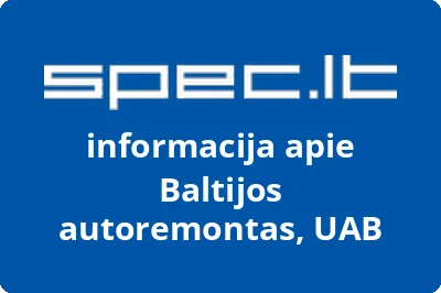 Baltijos autoremontas, UAB