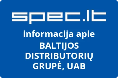 BALTIJOS DISTRIBUTORIŲ GRUPĖ, UAB