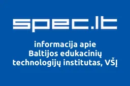 Baltijos edukacinių technologijų institutas, VŠĮ iliustracija