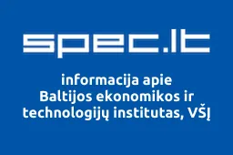 Baltijos ekonomikos ir technologijų institutas, VŠĮ iliustracija