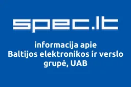 Baltijos elektronikos ir verslo grupė, UAB | spec.lt
