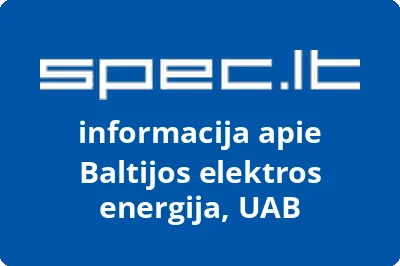 Baltijos elektros energija, UAB