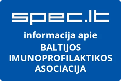 BALTIJOS IMUNOPROFILAKTIKOS ASOCIACIJA