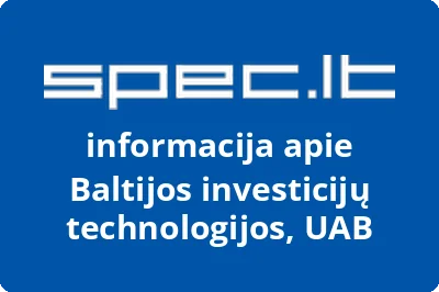 Baltijos investicijų technologijos, UAB