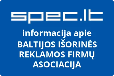 BALTIJOS IŠORINĖS REKLAMOS FIRMŲ ASOCIACIJA