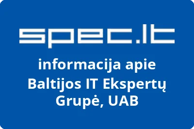 Baltijos IT ekspertų grupė, UAB