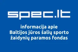 Baltijos jūros šalių sporto žaidynių paramos fondas | spec.lt