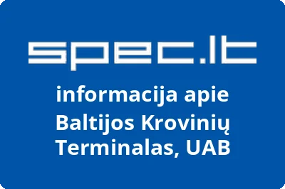 Baltijos krovinių terminalas, UAB