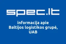 Baltijos logistikos grupė, UAB | spec.lt