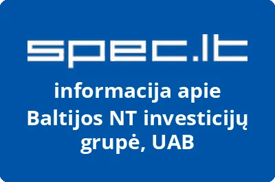 Baltijos NT investicijų grupė, UAB