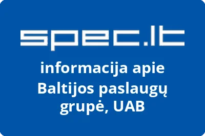 Baltijos paslaugų grupė, UAB