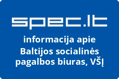 Baltijos socialinės pagalbos biuras, VŠĮ
