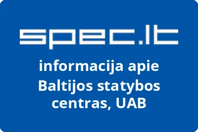 Baltijos statybos centras, UAB