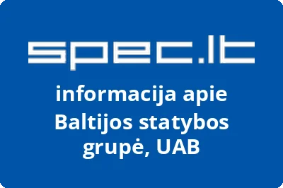 Baltijos statybos grupė, UAB