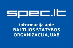 BALTIJOS STATYBOS ORGANIZACIJA, UAB iliustracija