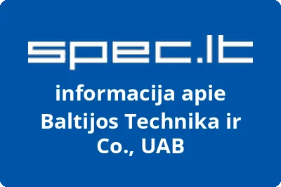 Baltijos technika ir Co., UAB | spec.lt