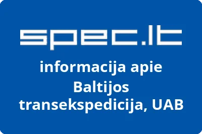 BALTIJOS TRANSEKSPEDICIJA, UAB