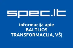 BALTIJOS TRANSFORMACIJA, VŠĮ iliustracija