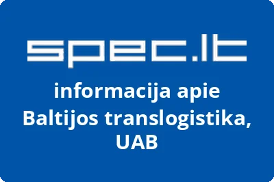 Baltijos translogistika, UAB
