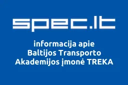 Baltijos Transporto Akademijos įmonė TREKA | spec.lt
