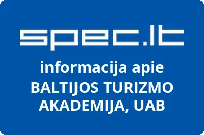 BALTIJOS TURIZMO AKADEMIJA, UAB