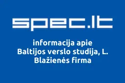 Baltijos verslo studija, L. Blažienės firma | spec.lt
