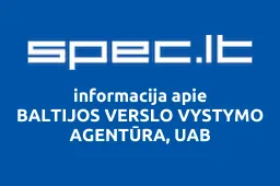 BALTIJOS VERSLO VYSTYMO AGENTŪRA, UAB | spec.lt