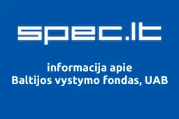 Baltijos vystymo fondas, UAB | spec.lt