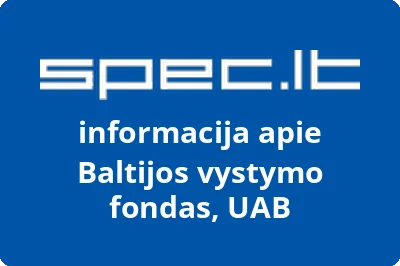 Baltijos vystymo fondas, UAB