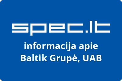 BALTIK GRUPĖ, UAB | spec.lt