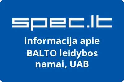 BALTO leidybos namai, UAB