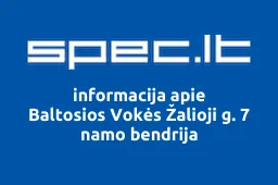 Baltosios Vokės Žalioji g. 7 namo bendrija iliustracija