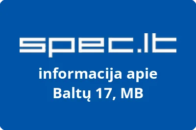 Baltų 17, MB | spec.lt