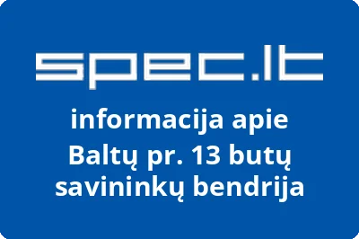 Baltų pr. 13 butų savininkų bendrija