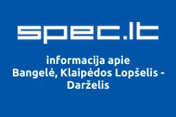Bangelė, Klaipėdos Lopšelis - Darželis iliustracija