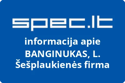 L. Šešplaukienės firma Banginukas